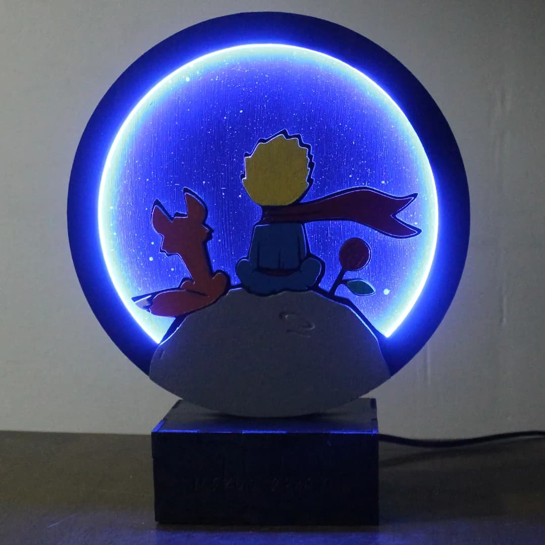 Lámpara Led Flex De Escritorio El Principito Makoto Dezain