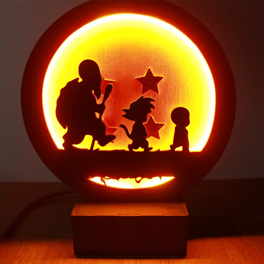 Lámpara Led Flex De Escritorio Dragon Ball Makoto Dezain